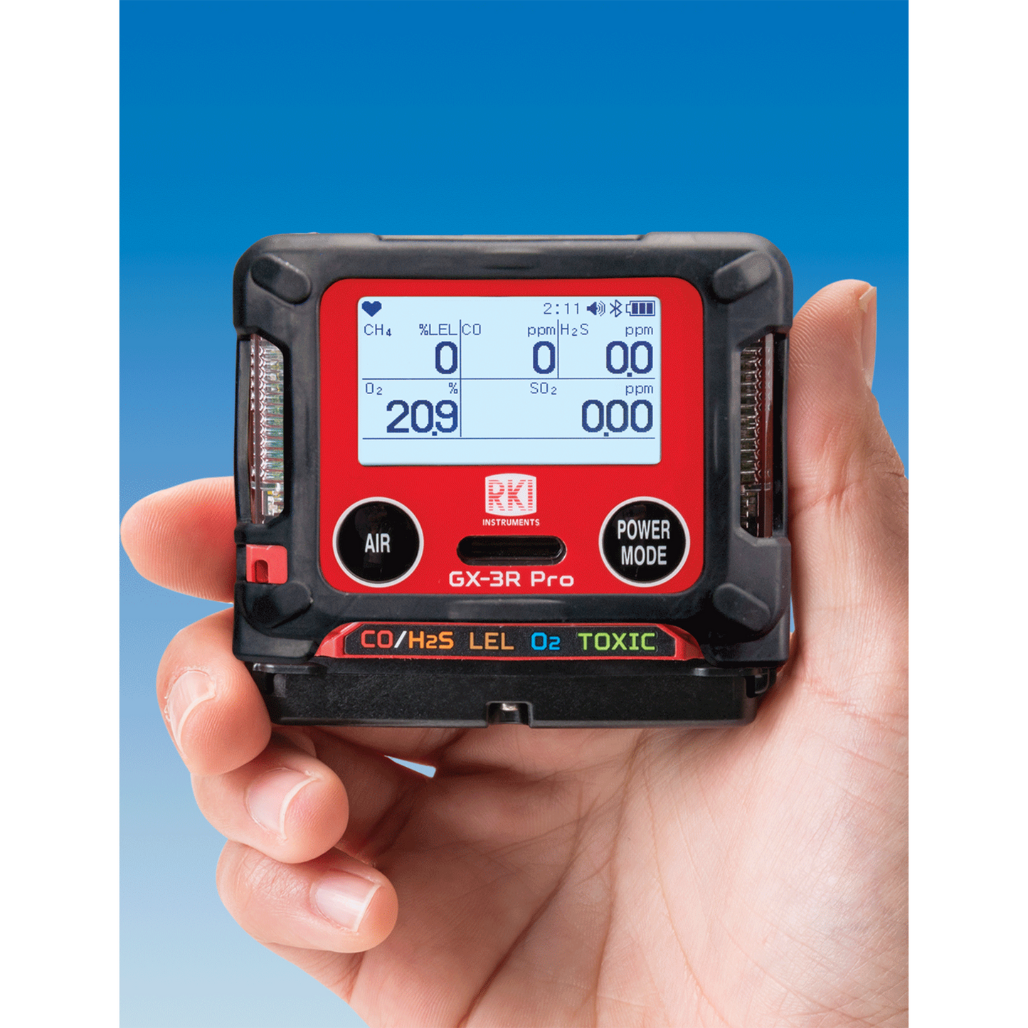 RKI GX-3R Pro Gas Detector with Wireless Communication