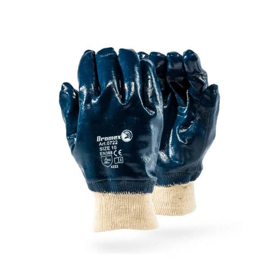 Dromex 0722 Nitrile Coated Knitted Wrist Gloves
