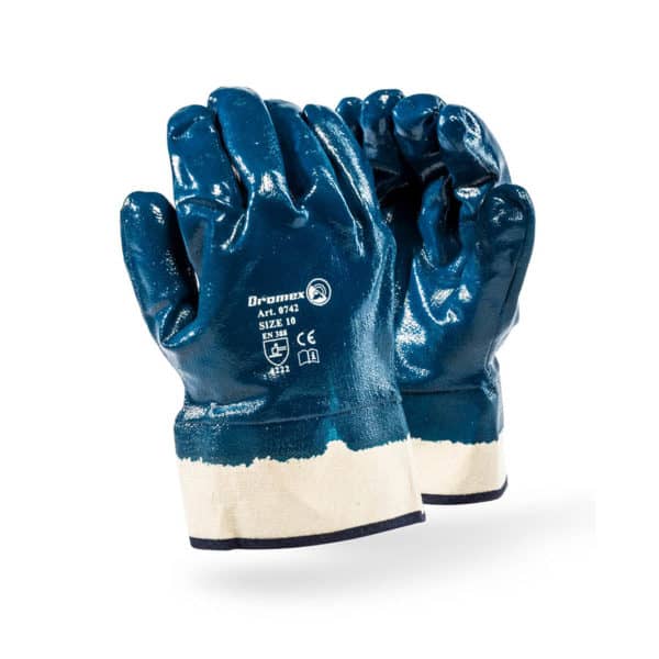 Dromex 0742 Nitrile Coated Safety Cuff Gloves