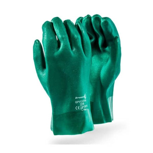 Dromex Heavy Duty Green PVC Gloves