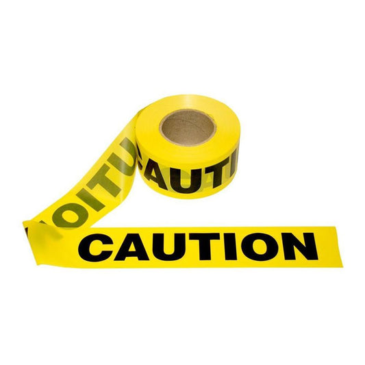 Barrier Tape Yellow "Caution"