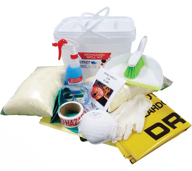 DRIZIT LAB, BATTERY ACID, BIOHAZARD & SERVICE STATION Spill Kits